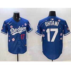 Mens Youths Kids Shohei Ohtani Takashi Murakami Tokyo Jersey Blue Stitched